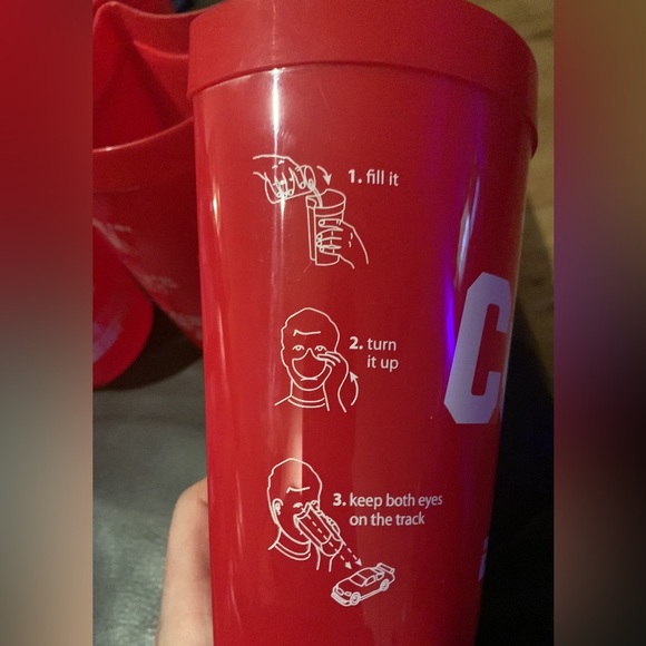 Nascar The Cup Drinking Cup Plastic Promo ESPN Rare Racing Motorsports 2009 - Picture 2 of 2